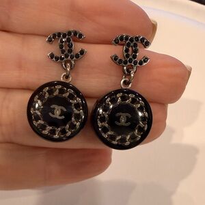 Authentic Chanel earrings. 2009. The backings are not the original.